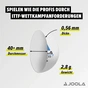 М'ячик для настільного теніса Joola Advanced Training 40+ 24 шт (44207) (930811) - уменьшенное изображение 3