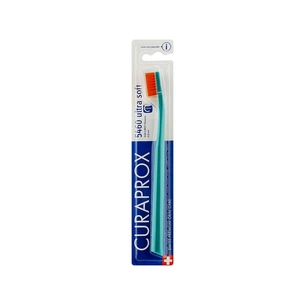 Зубна щітка Curaprox CS 5460 Ultra Soft Ультрам'яка D 0.10 мм Бірюзова з помаранчевою щетиною (CS 5460-30) зображення 1