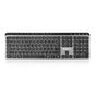Клавиатура REAL-EL RK-737W Wireless/Bluetooth Black/Grey (EL123100060) - уменьшенное изображение 1