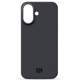 Чохол до мобільного телефона Armorstandart BlackIcon Aramid Twill MagCase Apple iPhone 17 Black (ARM90148) зображення 1