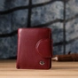 Гаманець ST Leather З натуральної шкіри Бордовий (23071) - зменшене зображення 9