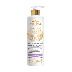 Гель для душу Triuga Ayurveda Professional Skin Care Міцелярний Ультрам'який 500 мл (4820164640661) зображення 1