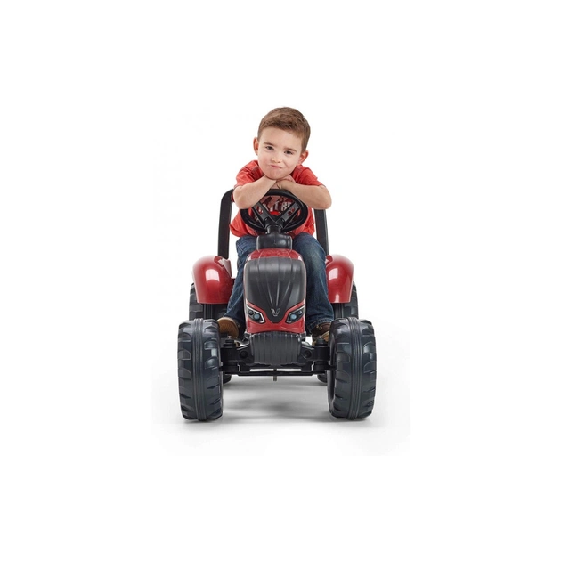 Веломобіль Falk Valtra S4 трактор на педалях з причепом Червоний (4000AB) - picture 5