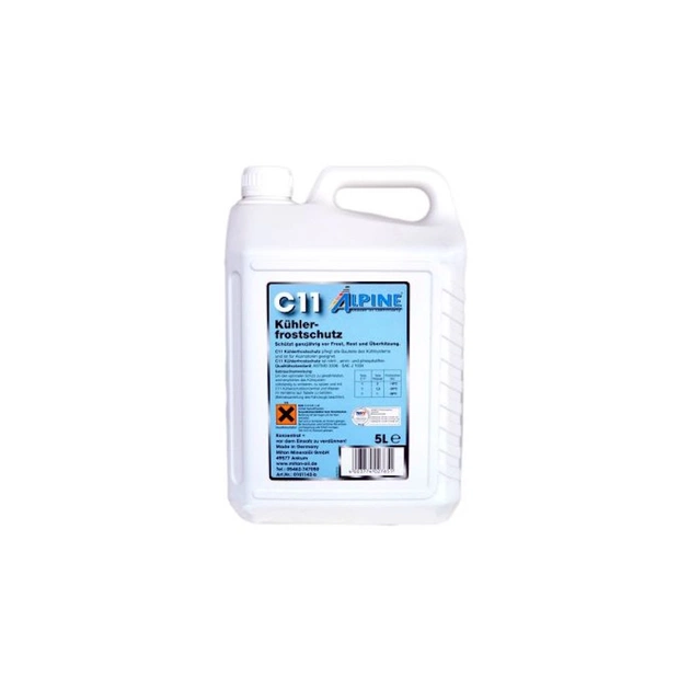 Антифриз Alpine C11 Kuhlerfrostschutz ready-mix -36C синій, 5л (5,5кг.) (RM 1145B-5) - зображення 1