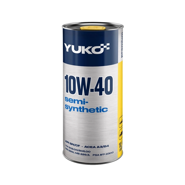 Моторное масло Yuko SEMISYNTHETIC 10W-40 1л (4820070240160) - изображение 1