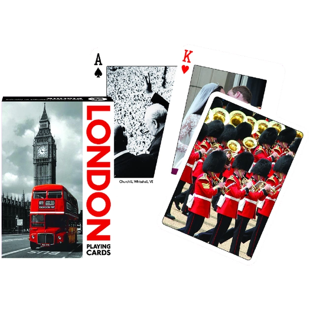 Гральні карти Piatnik Лондон, 1 колода х 55 карт (PT-135118) - picture 1