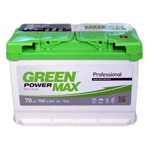 Акумулятор автомобільний GREEN POWER MAX 78Ah Ев (-/+) (780EN) (22372) зображення 1