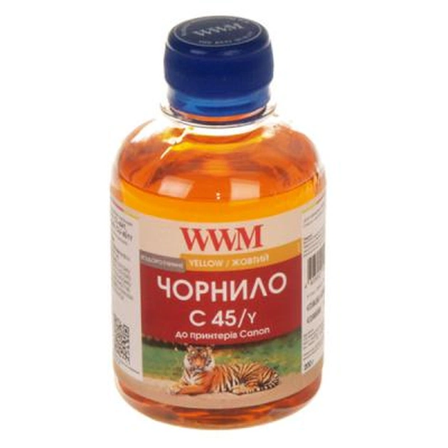 Чернила WWM CANON CL441/446/CLI-451 Yellow (C45/Y) - изображение 1