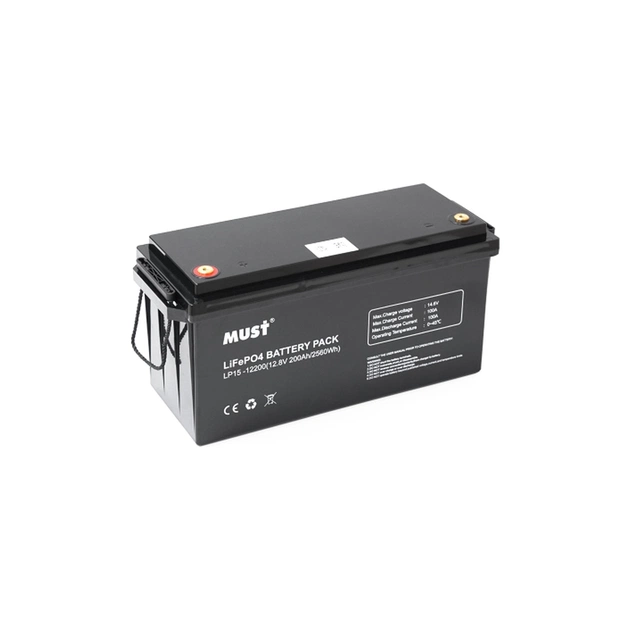 Батарея LiFePo4 Must 12.8V - 200Ah (LP15-12200) - зображення 1