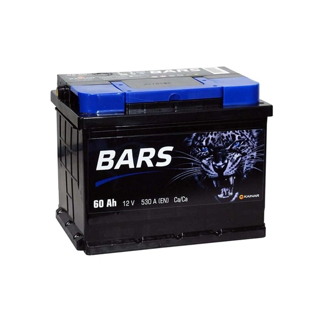 Акумулятор автомобільний Bars 60Ah Н Ев (-/+) (530EN) - изображение 1