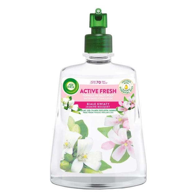 Освежитель воздуха Air Wick Active Fresh Цветы жасмина Сменный флакон 228 мл (5908252010042) - изображение 1