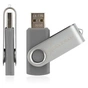 USB флеш накопичувач eXceleram 16GB P1 Series Silver/Gray USB 2.0 (EXP1U2SIG16) - зменшене зображення 4