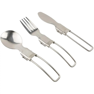 Набір туристичного посуду Tribe Compact Set сталевий (T-FC-0021-metal) зображення 1