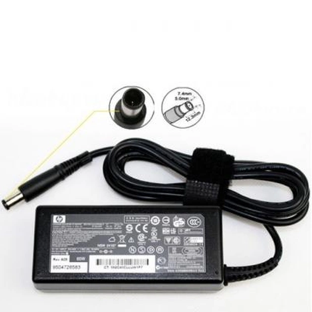 Блок питания к ноутбуку Grand-X HP/Compaq (18.5V 3.5A 65W) 7.4x5.0mm (ACHPL65WS1) - изображение 1