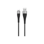 Дата кабель USB 2.0 AM to Lightning 1.0m 2.4A nylon BX32 black BOROFONE (6931474710413) - зменшене зображення 1