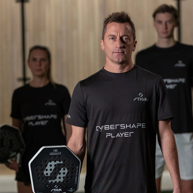 Ракетка для падел тенісу Stiga Racket Cybershape 18K (2202-1701-03) (931816) - зображення 9