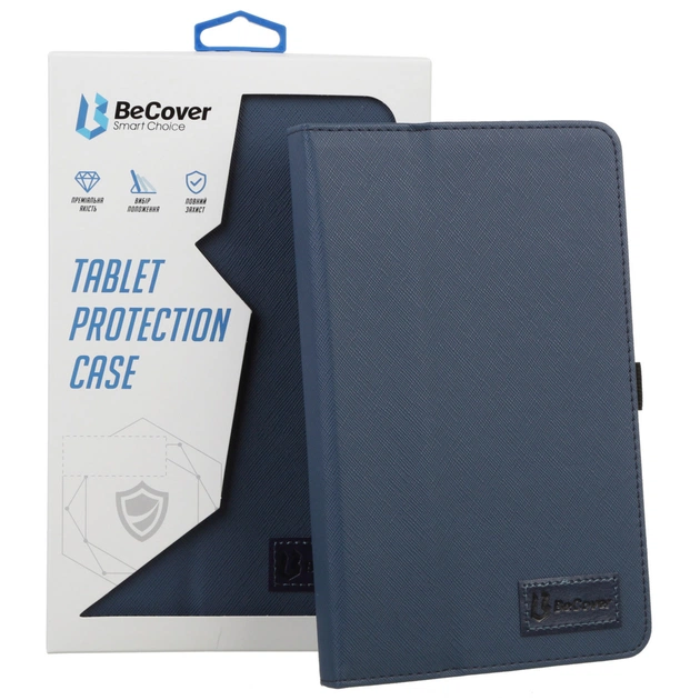 Чехол для планшета BeCover Slimbook Lenovo Tab M10 TB-328F (3rd Gen) 10.1" Deep Blue (708340) - изображение 1