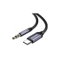 Кабель мультимедійний USB-C to 3.5mm M 1.0m gray Essager (EZJE02-0G) - уменьшенное изображение 2