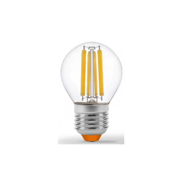 Лампочка Videx Filament G45F 6W E27 3000K 220V (VL-G45F-06273) - зображення 1