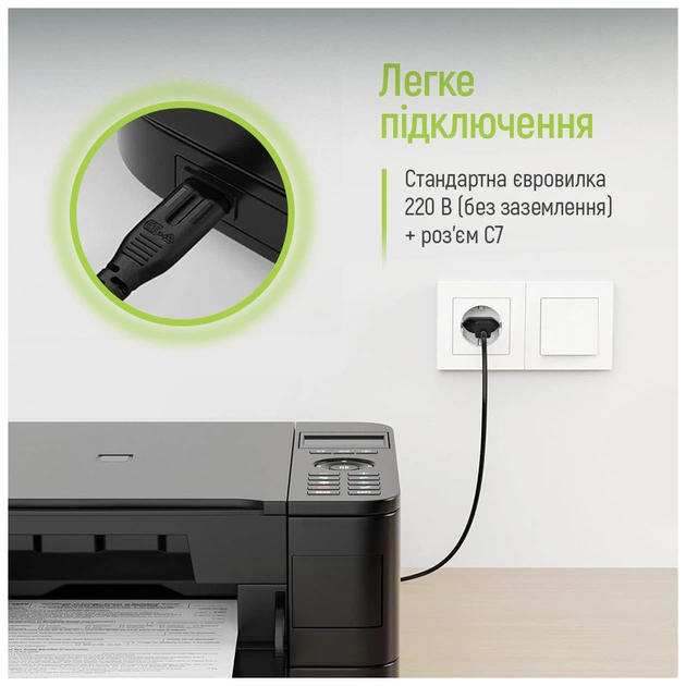 Кабель живлення C7 2m black ColorWay (CW-CBP085-BK) - picture 11