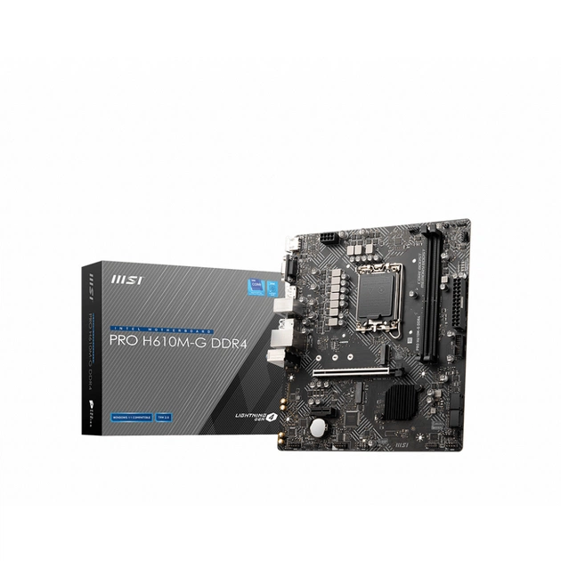 Материнська плата MSI PRO H610M-G DDR4 - зображення 1