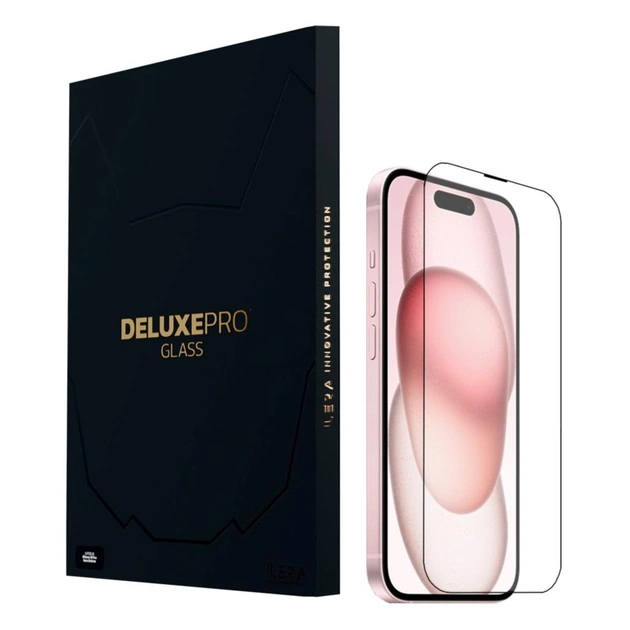 Стекло защитное iLera DeLuxe Original Glass iPhone 15 (ILFCDL15) - изображение 1