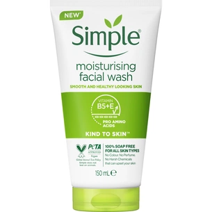 Гель для вмивання Simple Kind to Skin Moisturising Facial Wash 150 мл (5011451103870) зображення 1