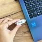 USB флеш накопичувач Mibrand 32GB Marten White USB 3.2 (MI3.2/MA32P10W) - зменшене зображення 3