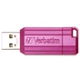 USB флеш накопичувач Verbatim 32GB STORE'N'GO PIN STRIPE PINK USB 2.0 (49056) - зменшене зображення 2