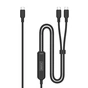 Дата кабель USB-C to 2xUSB-C 1.8m 140W black Digitus (AK-300170-018-S) - уменьшенное изображение 3