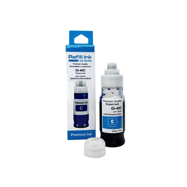 Чернила Premium Quality Canon GI-40C 70ml Cyan (70264916) - изображение 1