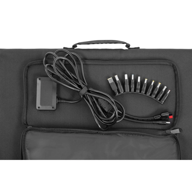 Портативна сонячна панель 2E 100W charger, DC, USB-С PD45W, USB-A 24W (2E-LSFC-100) - picture 5