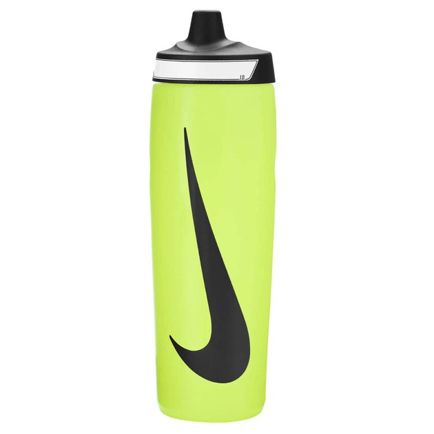 Бутылка для воды Nike Refuel Bottle 24 OZ лимонний, чорний 709 мл N.100.7666.753.24 (887791745149) - изображение 1