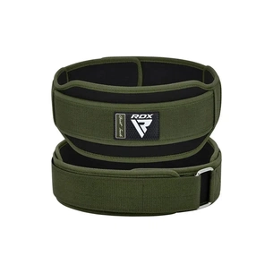 Атлетичний пояс RDX RX5 Double Belt неопреновий Army Green M (WBD-RX5AG-M) зображення 1