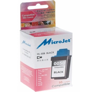 Картридж Microjet LEXMARK Z12/22/32 (17G0050) Black (HL-50B) зображення 1