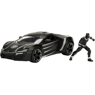 Машина Jada металева "Марвел. Месники" Гіперспорт з фігуркою Чорної пантери 1:24 (253225004) зображення 1