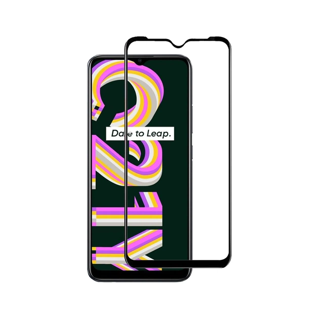 Стекло защитное PowerPlant Full screen Realme C21Y (GL601216) - изображение 1