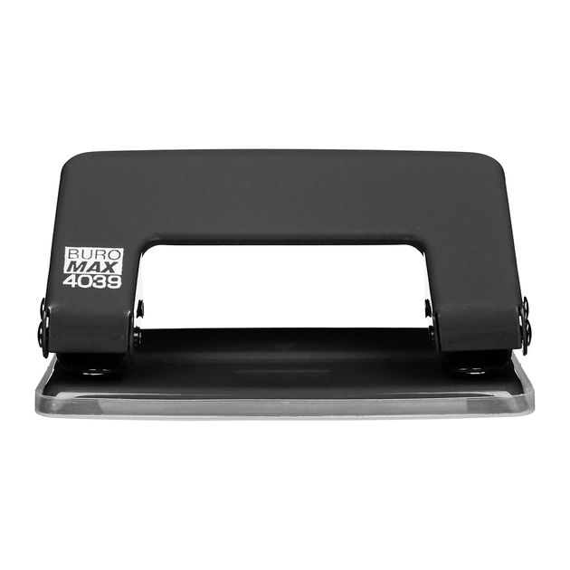 Діркопробивач Buromax металевий JOBMAX, до 10 аркушів, 100 х 55 х 50 мм, чорний (BM.4039-01) - picture 4