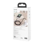 Дата кабель USB 2.0 AM to Lightning 2.0m 2.4A metal black Baseus (CALJK-B01) - зменшене зображення 5