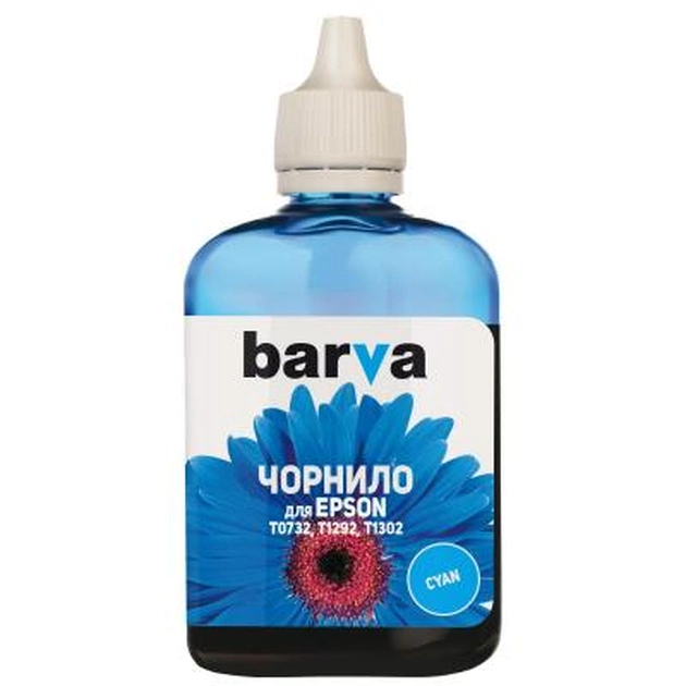 Чорнило Barva Epson T1302/T1292/T1282/T1032/T0732 Cyan 90 г pigm. (E130-528) - зображення 1