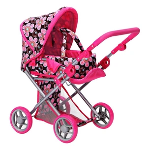 Коляска для ляльок Todsy Mary 2 в 1 з люлькою для ляльки (9346FL) зображення 1