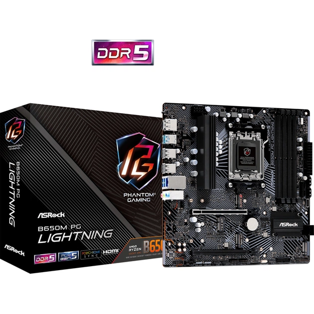 Материнська плата ASRock B650M PG LIGHTNING - зображення 6