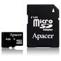 Карта пам'яті Apacer 4GB microSDHC Class4 w/ 1 Adapter RP (AP4GMCSH4-R) - зменшене зображення 1