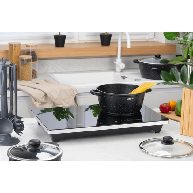 Набір посуду Ardesto Gemini Anzio, 6 предметів, чорний (AR1906AS) - зображення 3