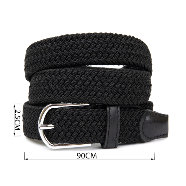 Ремінь Vintage Текстильний жіночий Чорний (20546) - зображення 3