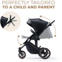 Коляска Kinderkraft 2 в 1 Prime 2 Venezian Black (KSPRIM02BLK2000 (5902533922895) - зменшене зображення 6
