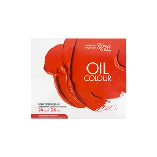 Олійні фарби Rosa Gallery 24 кольори 20 мл (4823098505556) зображення 1