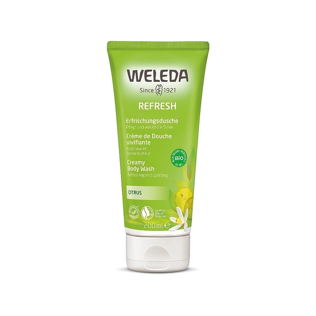 Гель для душа Weleda Citrus Creamy Body Wash 200 мл (7611916124501) - изображение 1