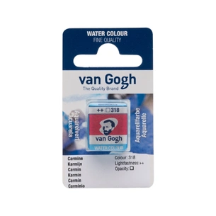 Акварельні фарби Royal Talens Van Gogh (318), Кармін, кювета (8712079419158) зображення 1