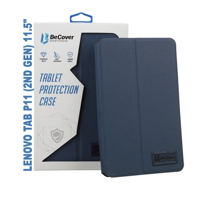 Чохол до планшета BeCover Premium Lenovo Tab P11 (2nd Gen) (TB-350FU/TB-350XU) 11.5" Deep Blue (709942) - изображение 1